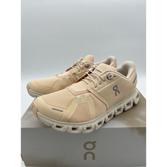 On Cloud 6 3WF10063107 Sneakers Women's Blonde Dew Running Shoes New Size 9 - Picture 2 of 9